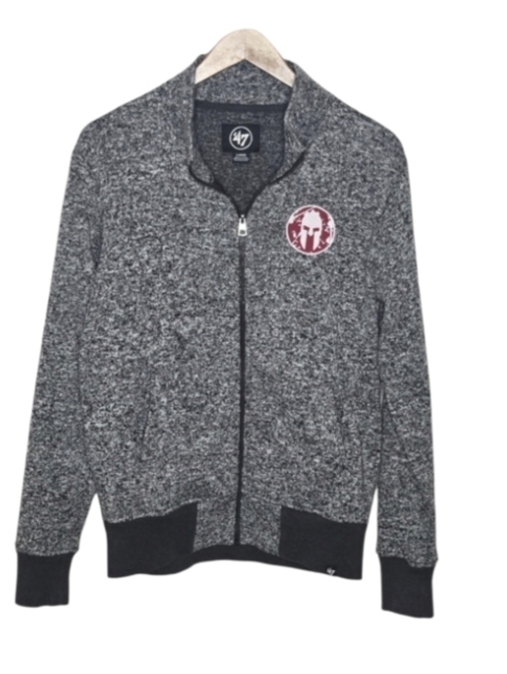 Spartan 47 Michigan State College Zip Up Fleece Jacket